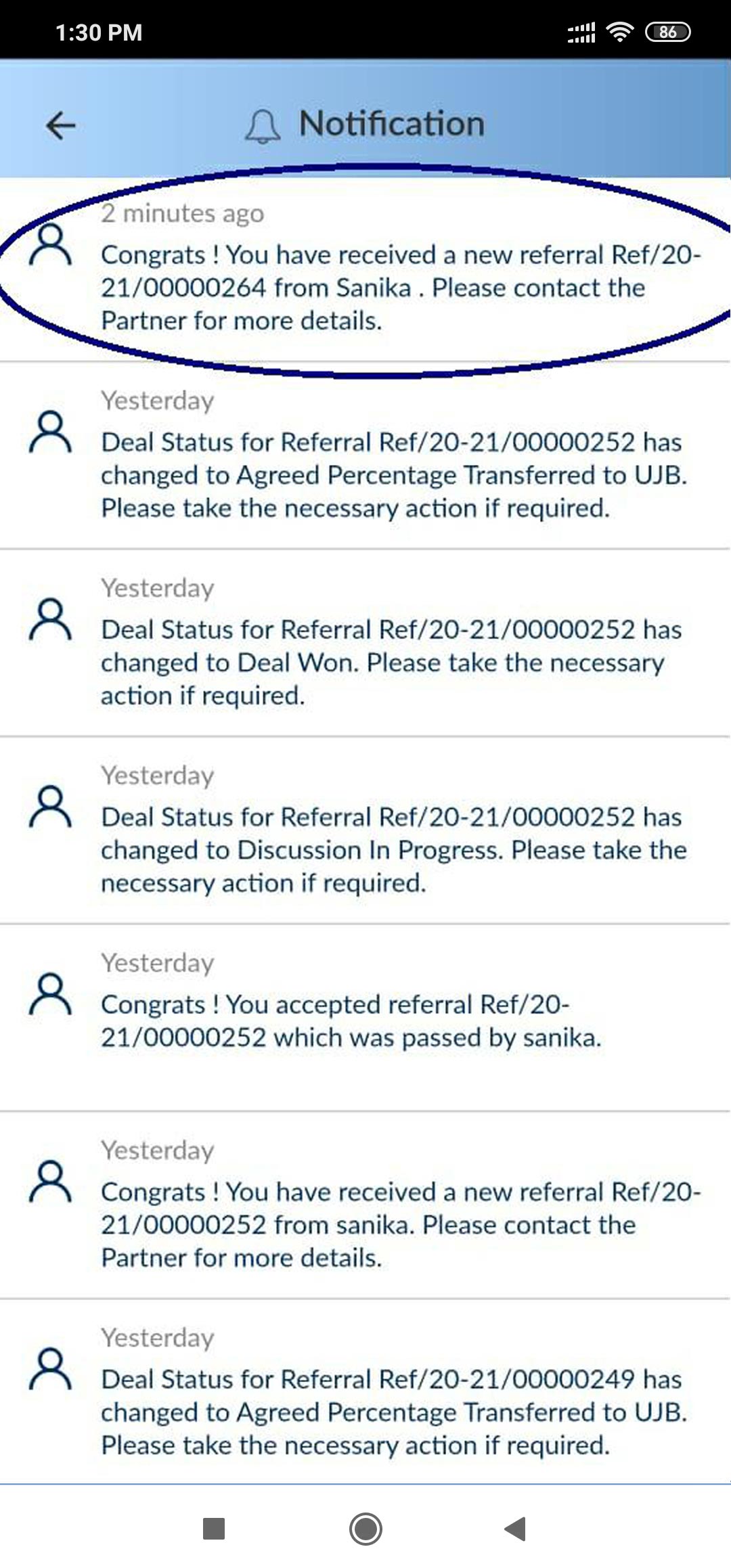 Screenshots Step 3